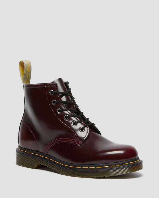 Botas Veganas Dr. Martens 101 Hombre Vino MX-29354
